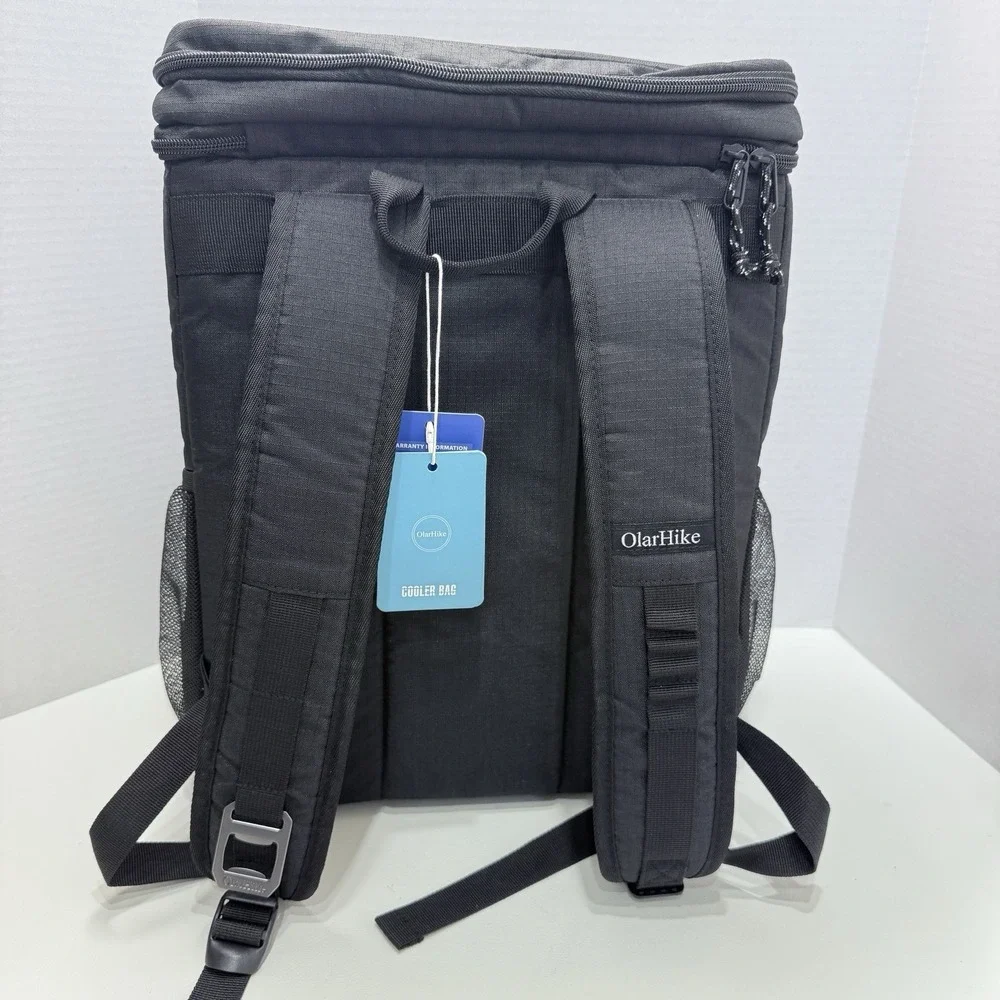 OlarHike Cooler Bag Insulated Backpack Black 22L Outdoors Hiking Beach‎ Camping